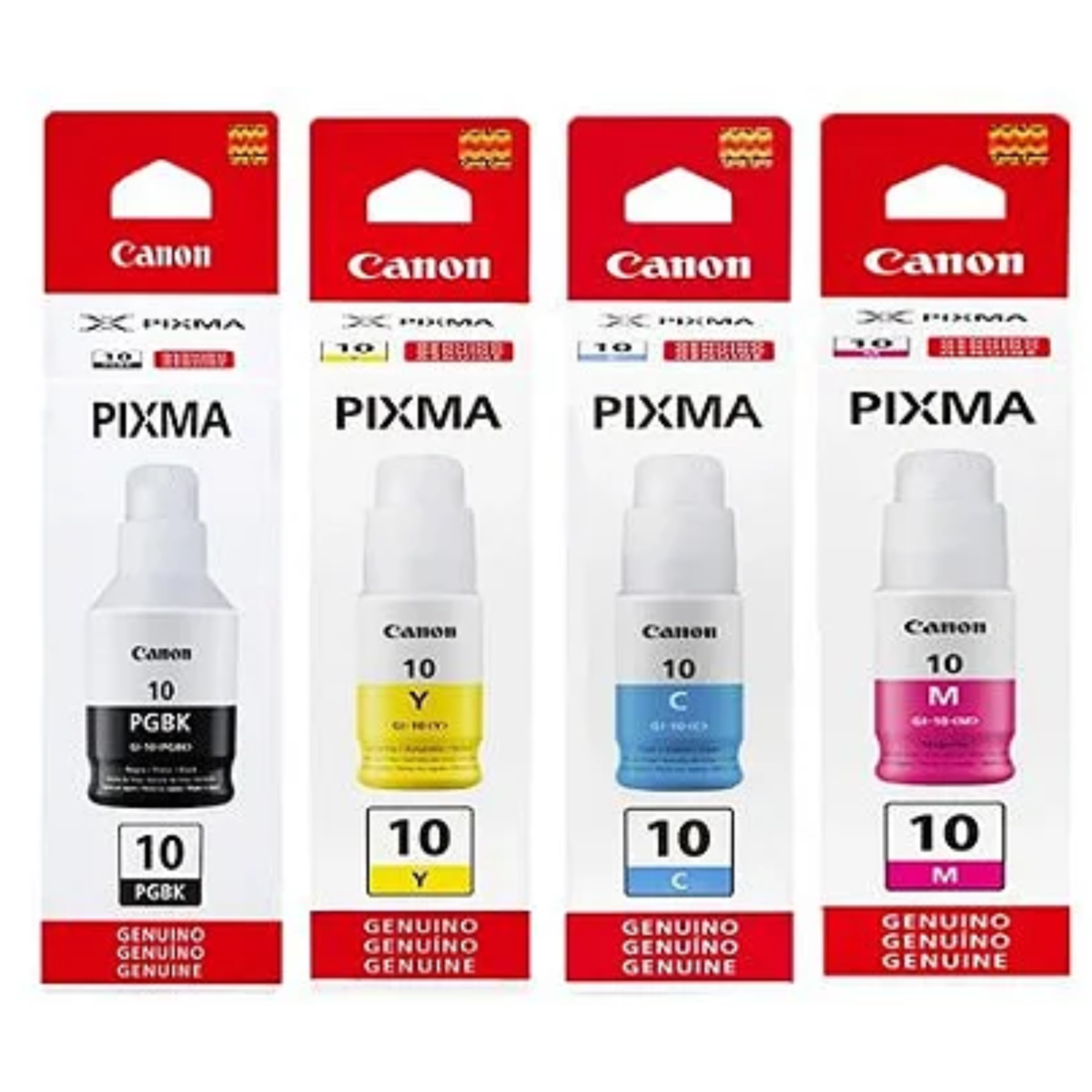 Kit Tinta Original Canon Gi-10 G6010 G7010 Gi10 – 04 Cores