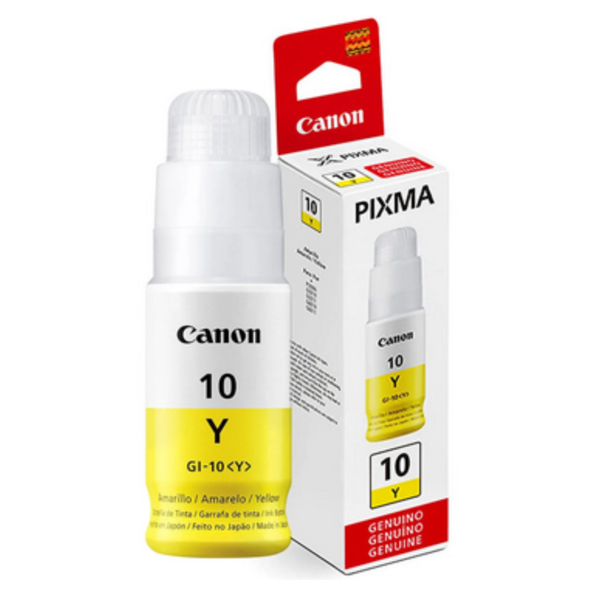 Refil De Tinta Yellow Gi10 Original Canon G5010 G5011 G6012