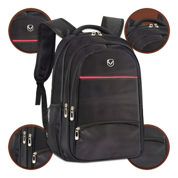 Mochila Juvenil Preta Trabalho Escola Universidade