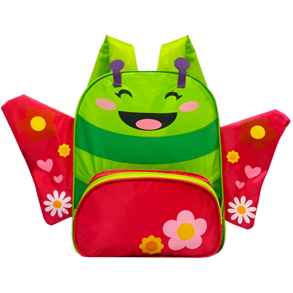Mochila Infantil Personagens Bichinhos Escolar Estampa:Borboleta