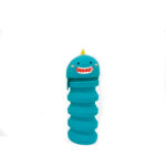 Estojo Retrátil Divertido Personagens Silicone Escola Personagem:Monstrinho Azul