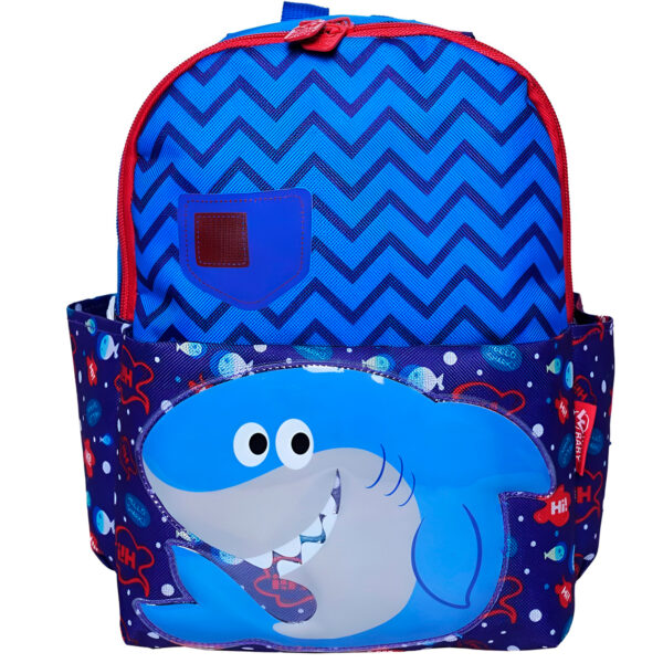 Mochila Infantil Baby Bichinhos Estampas Variadas Estampa:Tubarão