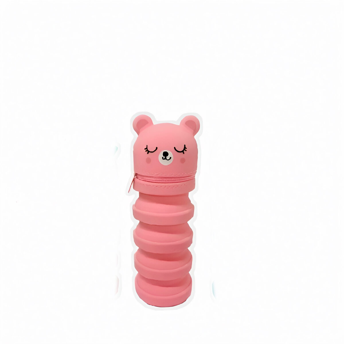 Estojo Retrátil Divertido Personagens Silicone Escola Personagem:Ursinho