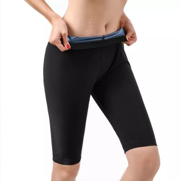 Calça Bermuda Sauna Termica Queima Gordura Feminina Sweat Shaper Tamanho:P/M