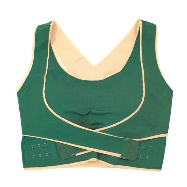 Sutiã Cinta Modeladora Levanta Seios Compressão Top Verde Tamanhos:XL
