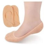 Par De Meias Sapatilha Silicone Cicatrizante Proteção