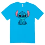 Camisa Feminina Baby Look Stitch Sitting - Imagem 3