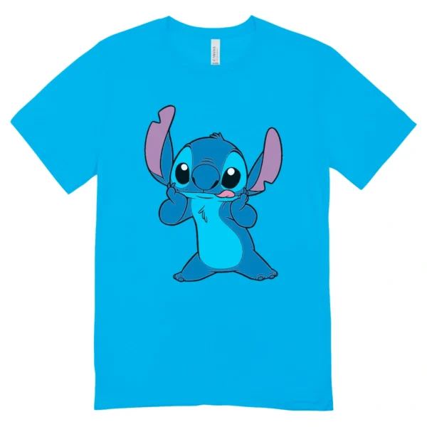 Camisa Feminina Baby Look Stitch Podlinda Estilo e Conforto