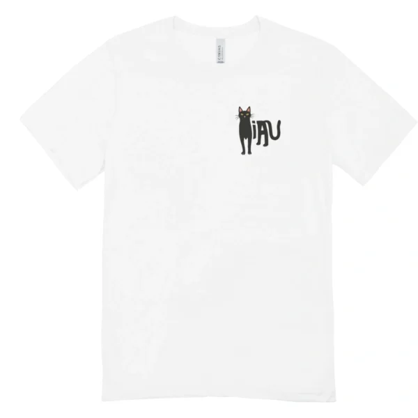 Camisa Feminina Baby Look Miau