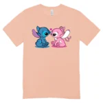 Camisa Feminina Baby Look Stitch and Angel - Imagem 13