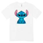 Camisa Feminina Baby Look Stitch Sitting - Imagem 7