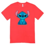 Camisa Feminina Baby Look Stitch Sitting - Imagem 11