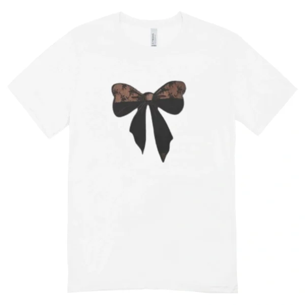Camisa Feminina Baby Look De Laço