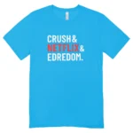 Camisa Feminina Baby Look Crush Netflix e Edredom - Imagem 7