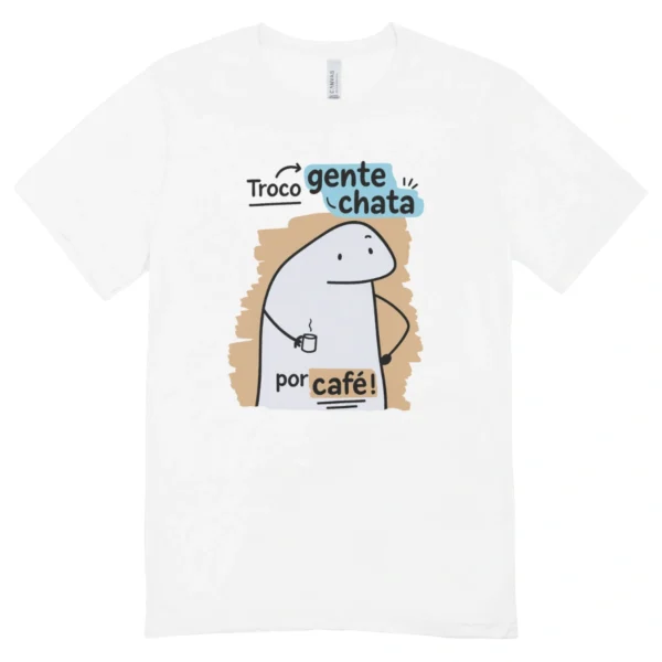 Camisa Feminina Baby Look Estilo Engraçado e Confortável