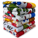 Kit 10 Pano Prato Atoalhado 100% Algodão Copa Estampadas Sortida 40x60cm - Imagem 3