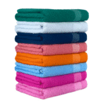 Kit 2 toalhas de Banho Popular Luxo Bordada 100% Algodão Alta Absorção