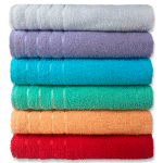 Kit 2 toalhas de Banho Dourado Luxo Bordada 100% Algodão Alta Absorção