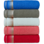 Kit 2 toalhas de Banho Luxo Grossa Bordada 100% Algodão Alta Absorção