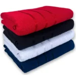 Kit 2 toalhas de Banho Bruna Luxo Bordada 100% Algodão Alta Absorção - Imagem 4