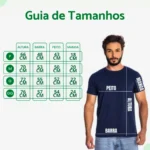 Camiseta Masculina Básica Lisa Algodão Premium Abuzze - Imagem 21