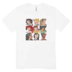 Camisa Feminina Baby Look Princesas das Disney