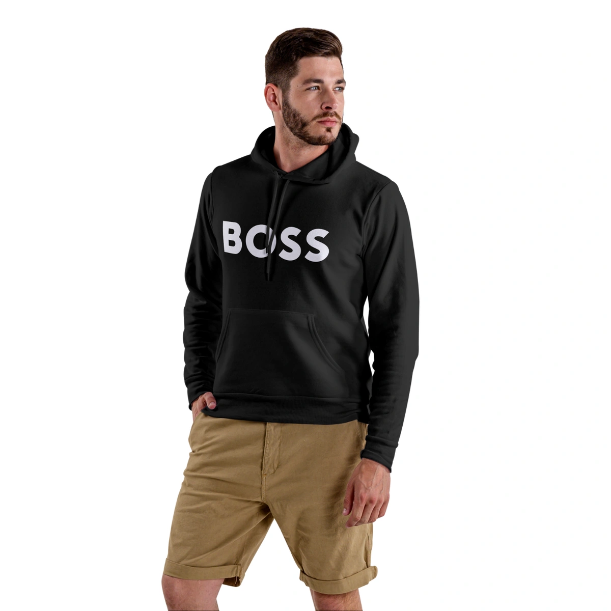 Blusa Moletom Hugo Boss Basic com Capuz Blusa Moletom Hugo Boss Basic com Capuz