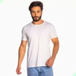 Camiseta Masculina Básica Lisa Algodão Premium Abuzze - Imagem 13