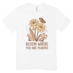 Camisa Feminina Baby Look Essência que Floresce