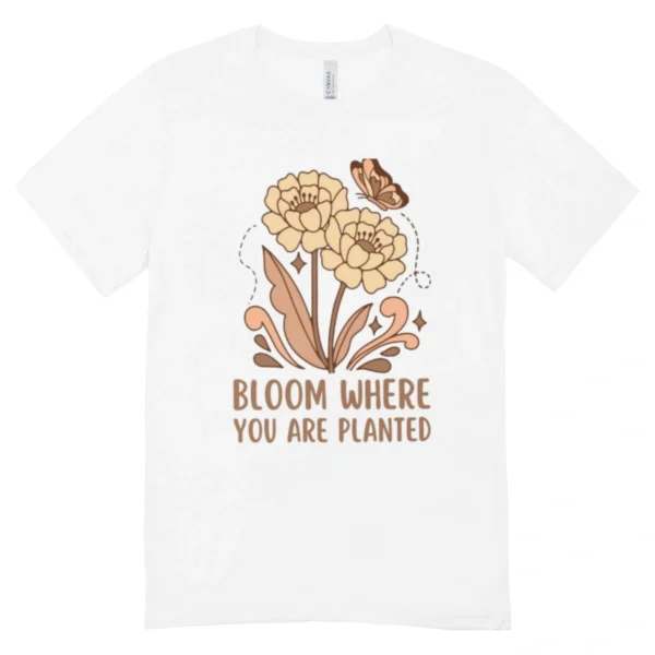 Camisa Feminina Baby Look Essência que Floresce