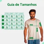 Camiseta Masculina Básica Lisa Algodão Premium Abuzze - Imagem 8