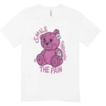 Camisa Feminina Baby Look Ursinha Punk - Imagem 2
