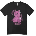 Camisa Feminina Baby Look Ursinha Punk
