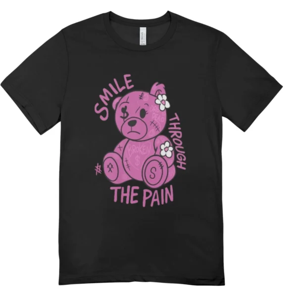 Camisa Feminina Baby Look Ursinha Punk