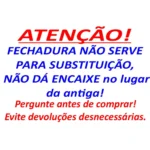 Fechadura Elétrica Agl Inha 12v Abertura Interna Mini - Imagem 9