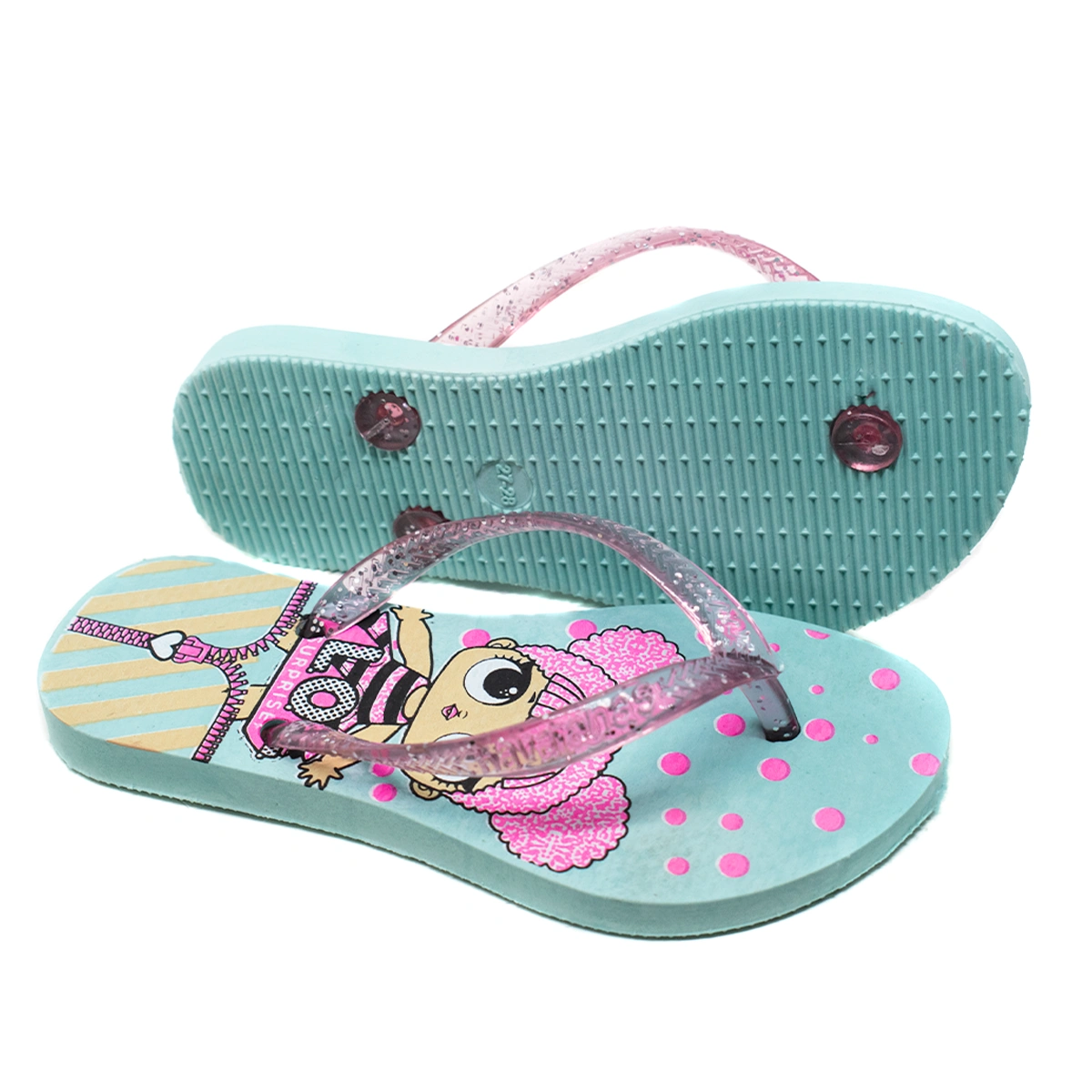 fb972658-6e20-5c63-9397-6c0816f68dd8.webp Chinelo Infantil Menina Havaianas LOL - Imagem 5