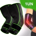 Cotoveleira Ortopédica Compressão Ajustável Academia Epicondlilite Fitness - Imagem 3
