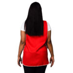 Avental Bata Limpeza E Serviços Gerais 100% Oxford Vermelho - Imagem 3