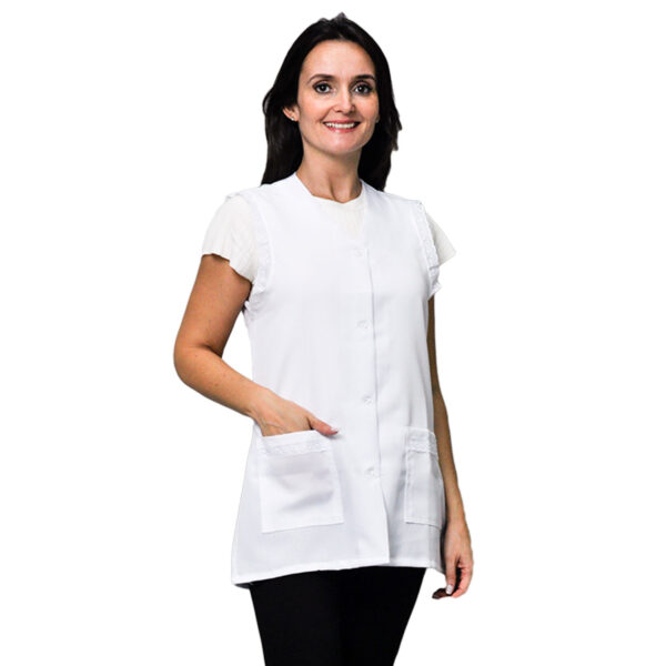 Avental Bata Limpeza E Serviços Gerais 100% Oxford Branco