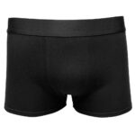 Kit Com 10 Cuecas Boxer Cotton Comfort Masculina PretaM - Imagem 4
