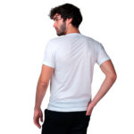 Kit com 5 Camisetas Masculina Dry Fit Branco M - Imagem 4