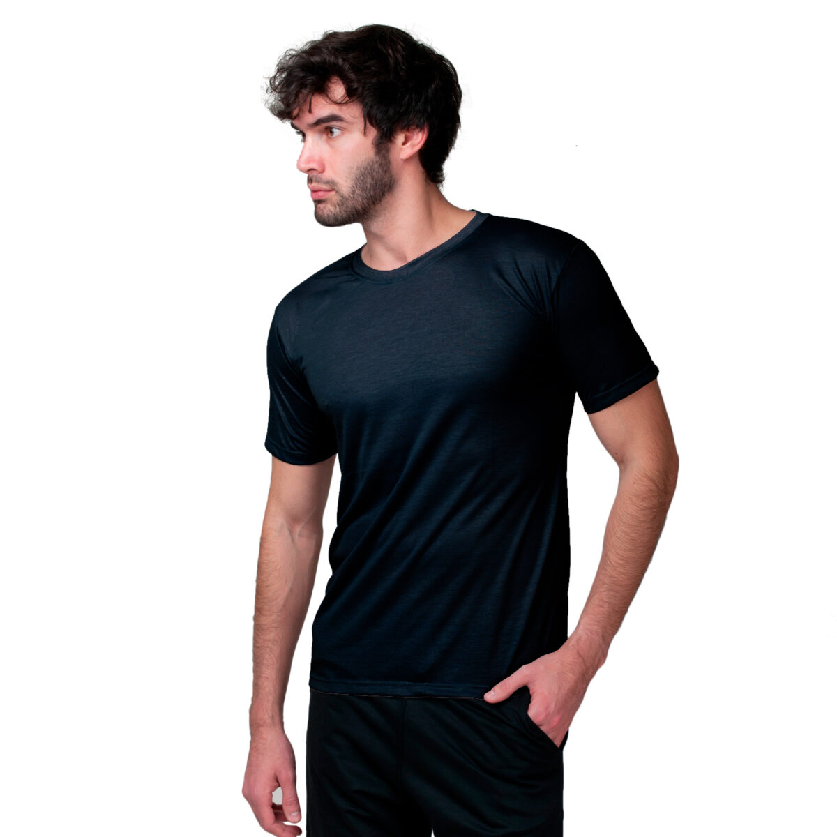 Camiseta Dry Fit Masculina Esportiva - Kit com 6 Unid Cor aleatorias M - Imagem 4