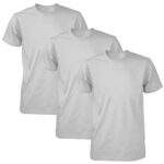 Kit com 3 Camisetas Masculina Dry Fit cor Branca M