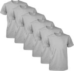 Camiseta Dry Fit Masculina Esportiva – Kit com 6 Unid Cor Cinza Tamanho M