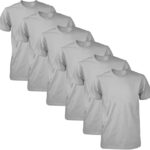 Camiseta Dry Fit Masculina Esportiva – Kit com 6 Unid Cor Cinza Tamanho M