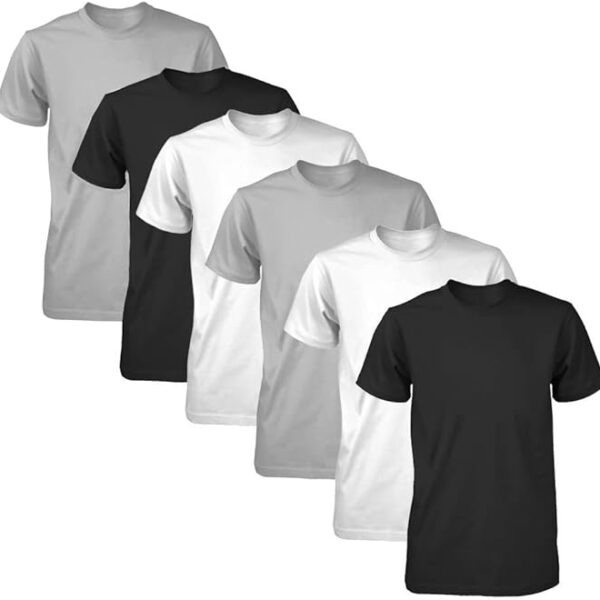 Camiseta Dry Fit Masculina Esportiva – Kit com 6 Unid Cor aleatorias M