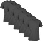 Camiseta Dry Fit Masculina Esportiva – Kit com 6 Unid Cor Preta Tamanho M
