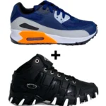 Kit 2 Tênis Infantil Menino Botinha + Tênis Infantil Mini Air - Imagem 8