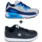 Kit 2 Tênis Infantil Mini Max AIR + Tênis Infantil DC Shoes Skatista - Imagem 20