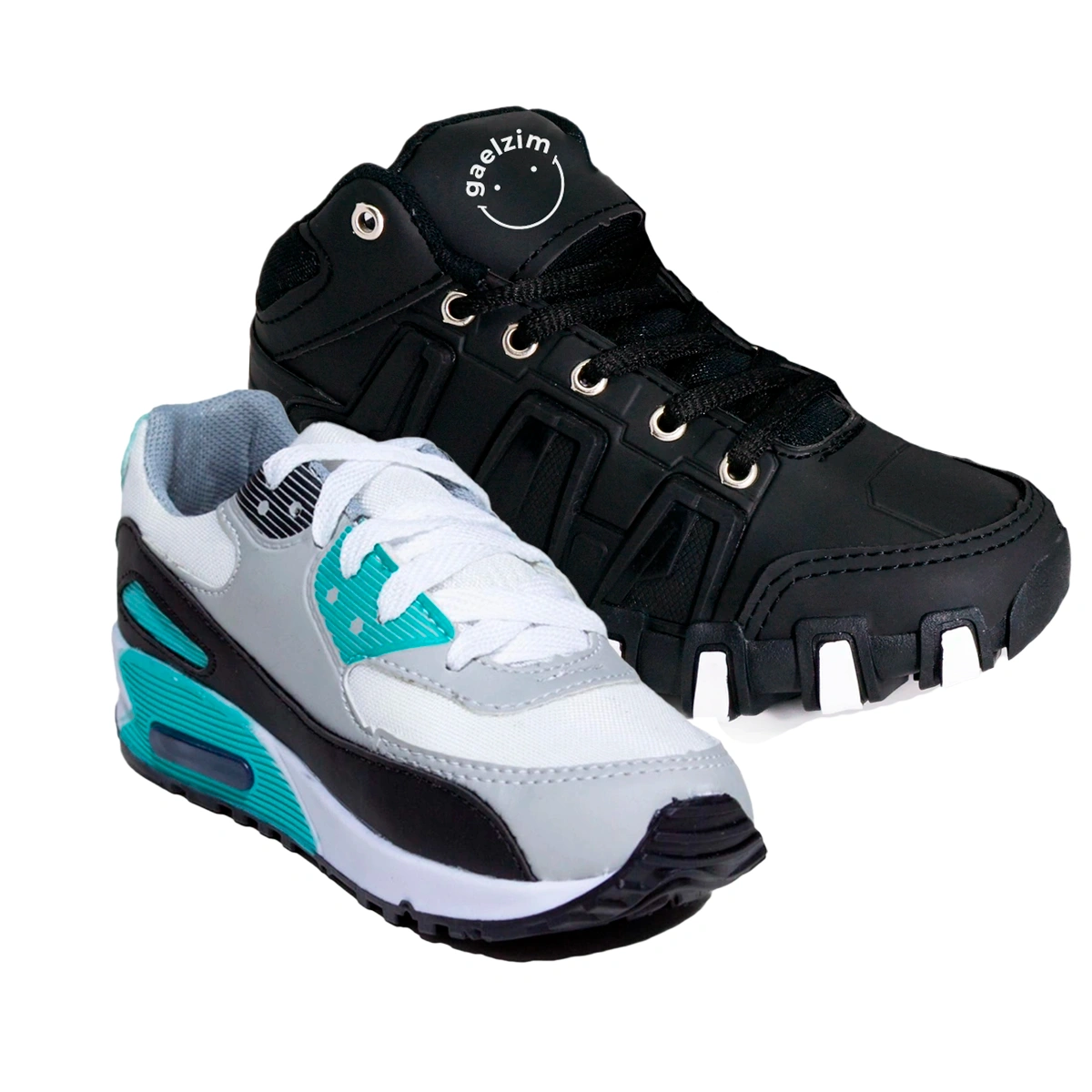 Kit 2 Tênis Infantil Menino Botinha + Tênis Infantil Mini Air Kit 2 Tênis Infantil Menino Botinha + Tênis Infantil Mini Air